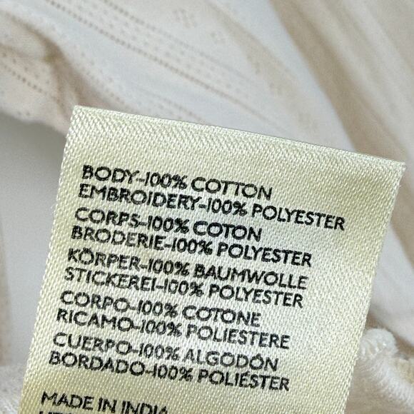 We the Free People Through the Woods Embroidered Long Sleeve Top Shirt  Small - Picture 7 of 8